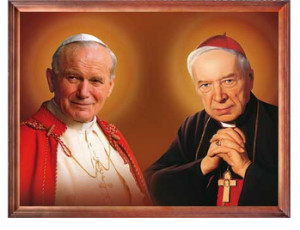 Obraz Kardynał Stefan Wyszyński i Święty Jan Paweł II