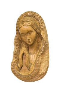 Madonna, płaskorzeźba, wysokość 40 cm