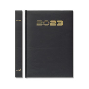 Kalendarz - terminarz A5 Standard 2023 (czarny)
