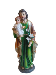 Figurka - Święty Józef 30 cm - Zielony 