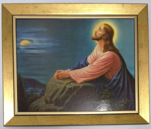 Obraz w ramie Jezus modlący się w Ogrójcu, 30 x 25 cm