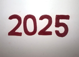 Cyfry do paschału 2025 - czerwone