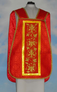 Ornat rzymski eucharystyczny z IHS