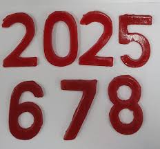 Zestaw cyfr do paschału 202678 - czerwone