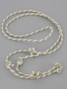 Cingulum - sznur do alby biało-złoty 