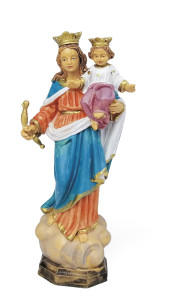 Figurka Maryja Wspomożycielka (nietłukąca), wysokość 15 cm