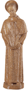 Figura św. Maksymilian Kolbe, materiał żywiczny, wysokość 35 cm