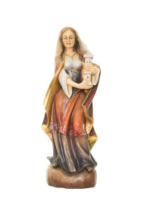 Święta Barbara, rzeźba drewniana, wysokość 65 cm