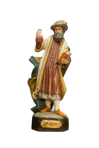 Święty Damian, rzeźba drewniana, wysokość 50 cm