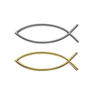 Naklejka - rybka chrześcijańska