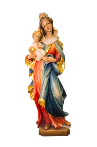 Madonna, rzeźba drewniana, wysokość 70 cm