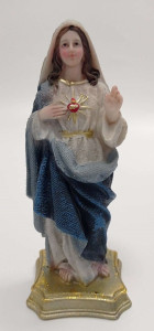 Figurka -  Serce Maryi, wysokość 19 cm 