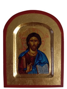 Ikona bizantyjska - Pantokrator 13,5 x 10,5 cm