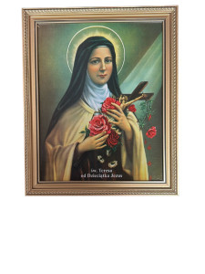 Obraz Św. Teresa od Dzieciątka Jezus 28,5 x 23,5 cm 