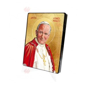 Święty Jan Paweł II - ikona naklejana