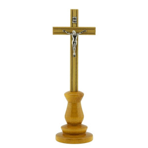 Krzyż drewniany, kolędowy - długość: 24cm