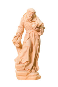 Święty Franciszek, rzeźba drewniana, wysokość 19 cm