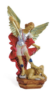Figurka święty Michał Archanioł (nietłukąca), wysokość 15 cm
