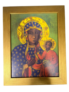 Obraz Matka Boska Częstochowska 48 x 38 cm 