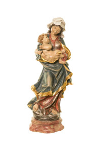 Madonna, rzeźba drewniana złocona, wysokość 80 cm