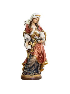 Święta Łucja, rzeźba drewniana, wysokość 20 cm