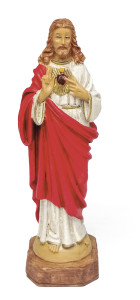 Figurka Serce Jezusa (nietłukąca), wysokość 15 cm