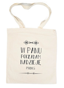Torba bawełniana W PANU POKŁADAM NADZIEJĘ – długie uszy