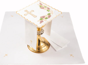 Komplet kielichowy biały 