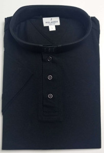 Koszulka kapłańska polo - czarna