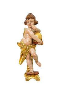 Anioł z ulem, rzeźba antyczna, wysokość 60 cm