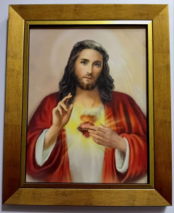 Obraz w ramie Serce Pana Jezusa 40 X 50 cm