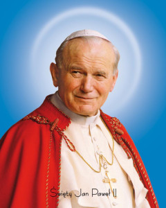 Święty Jan Paweł II - Obrazek z modlitwą