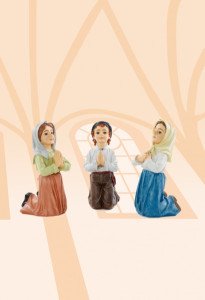Figurki Dzieci Fatimskich, wysokość 30 cm