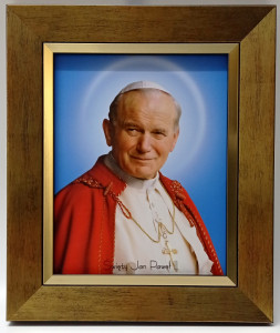 Obraz w ramie Jan Paweł II, 28 x 33 cm