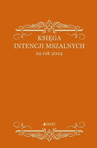 Księga intencji mszalnych na rok 2024-DUŻA