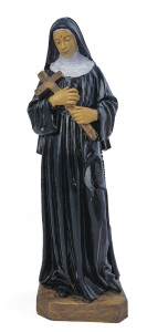 Figurka święta Rita (nietłukąca), wysokość 25 cm