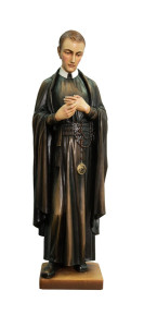 Święty Stanisław Kostka, rzeźba drewniana, wysokość 70 cm
