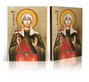 Ikona religijna Św Daria