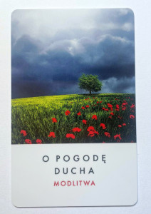 Obrazek plastikowy Modlitwa o pogodę Ducha
