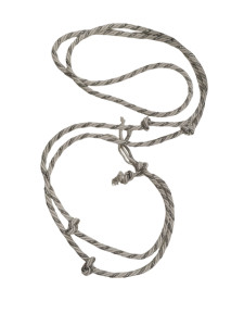 Cingulum - sznur do alby biało-srebrny 
