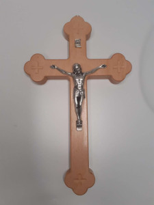 Krzyż Syjon drewniany na ścianę 26cm