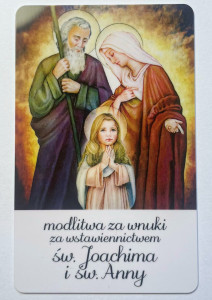 Obrazek plastikowy Modlitwa za wnuki 