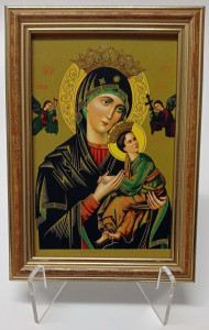 Obraz w ramie Matka Boska Nieustającej Pomocy, 12,5 x 17,5 cm
