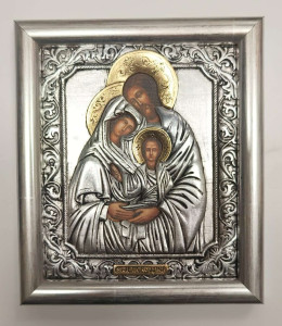 Ikona Święta Rodzina, 18 x 15,5 cm