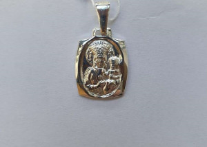 Medalik Srebrny Matka Boska Częstochowska 