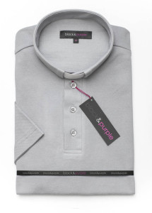 Koszulka Polo szara pod koloratkę 100% bawełna 