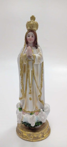 Figurka -  Matka Boża Fatimska, wysokość 20 cm 
