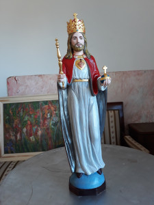 Figura Chrystusa Króla na indywidualne zamówienie, wysokość 60 cm