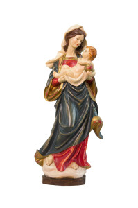 Madonna z dzieckiem, rzeźba drewniana, wysokość 60 cm