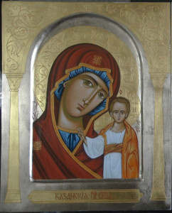 Ikona Matki Boskiej Kazańskiej, różne rozmiary